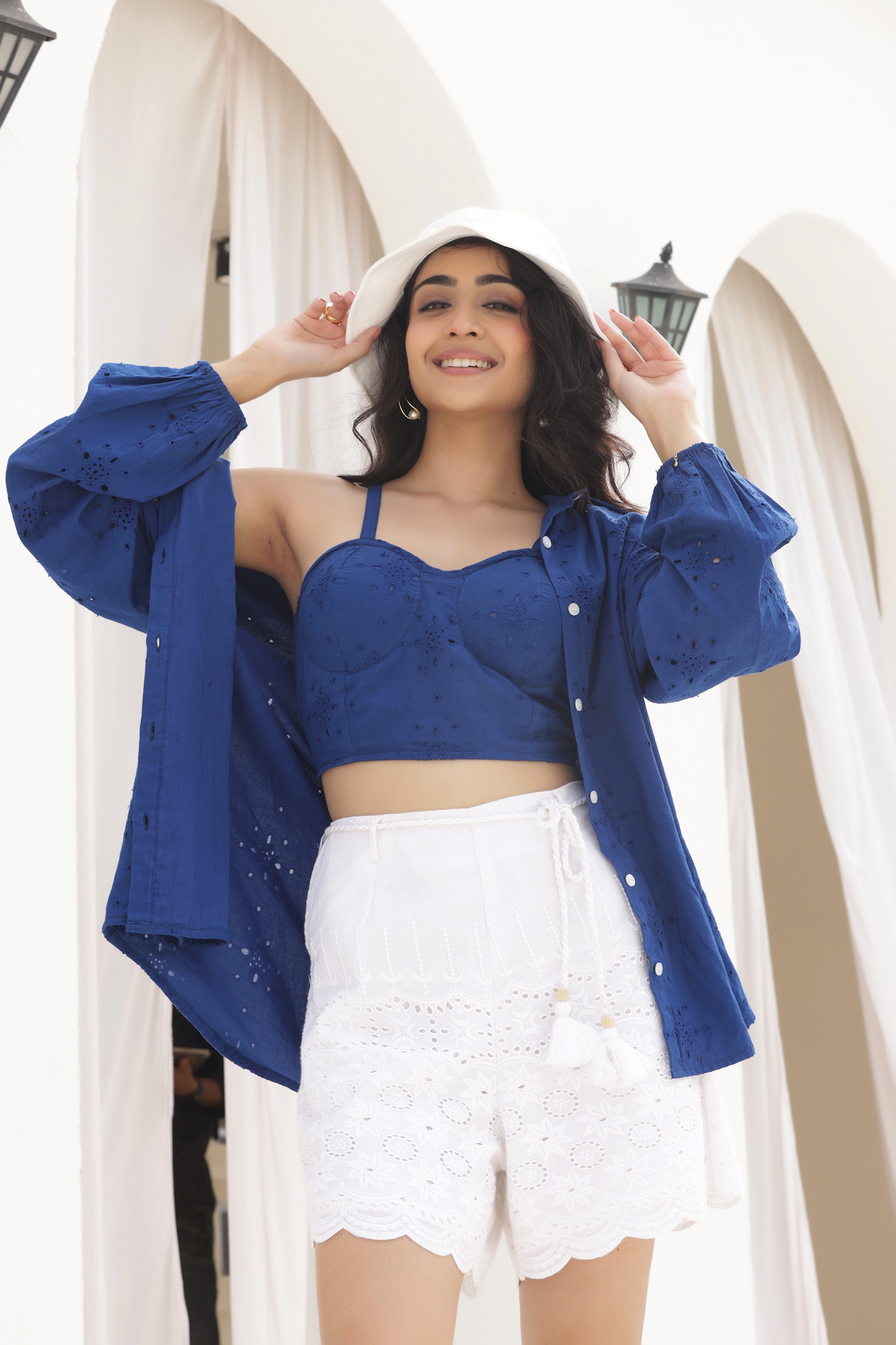 Sapphire Shiffli Three piece Co-ord Set