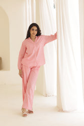 Orchid Shiffli Co-ord Set