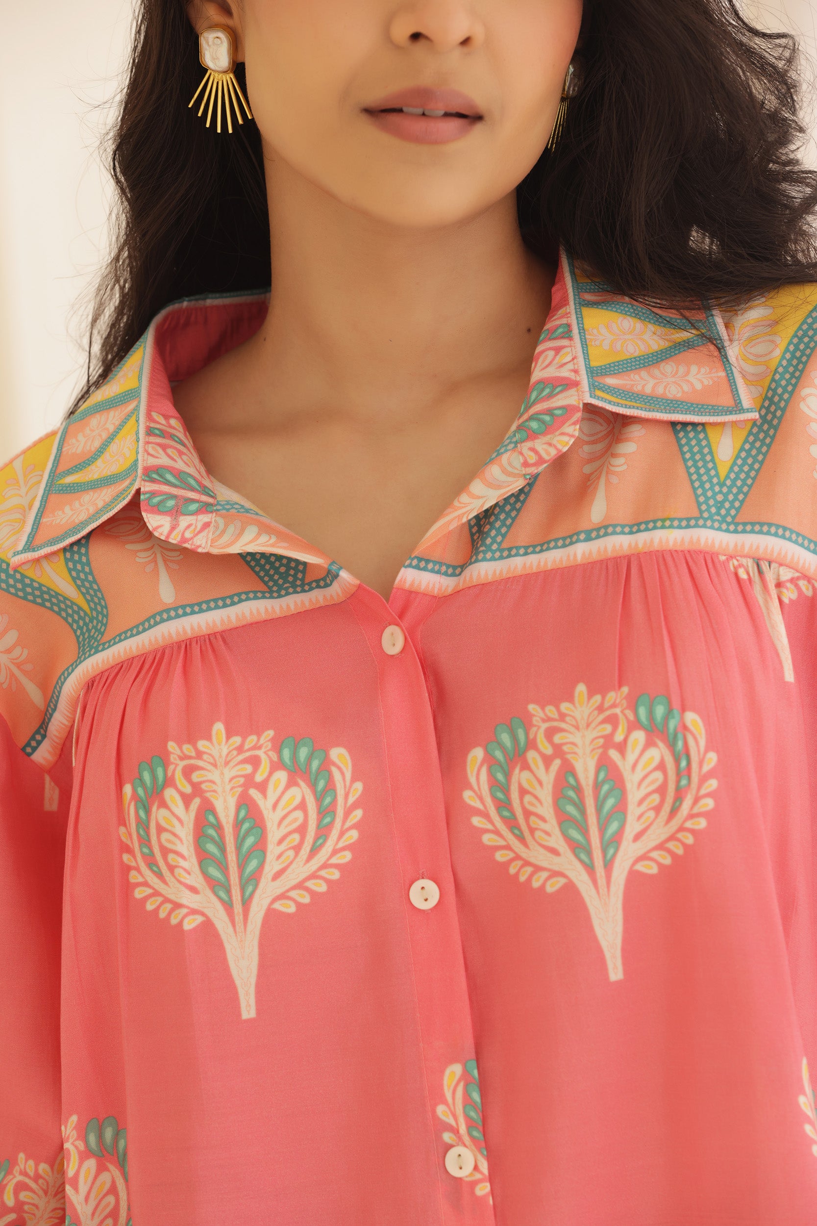 Muslin Pink Petal Shirt