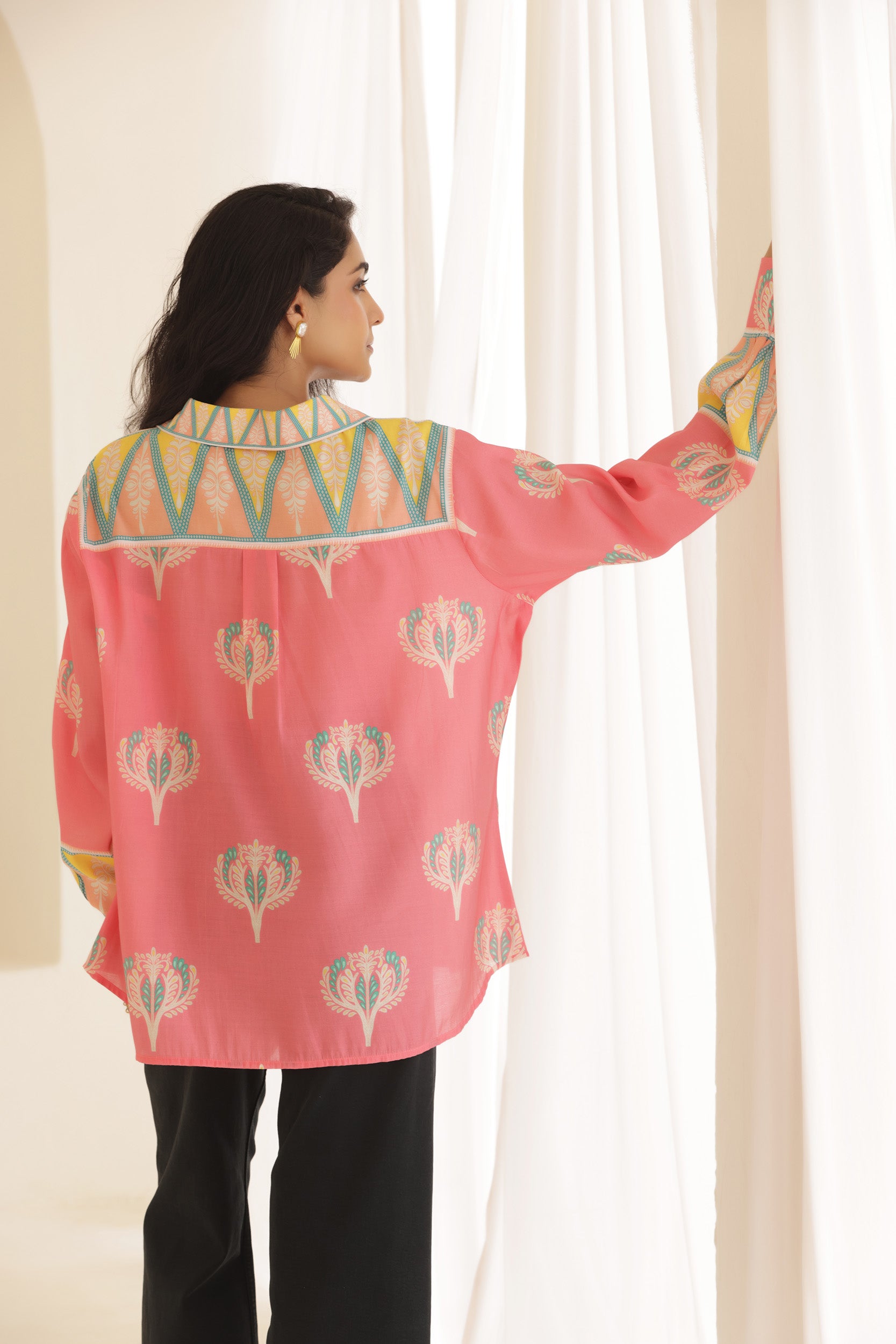 Muslin Pink Petal Shirt
