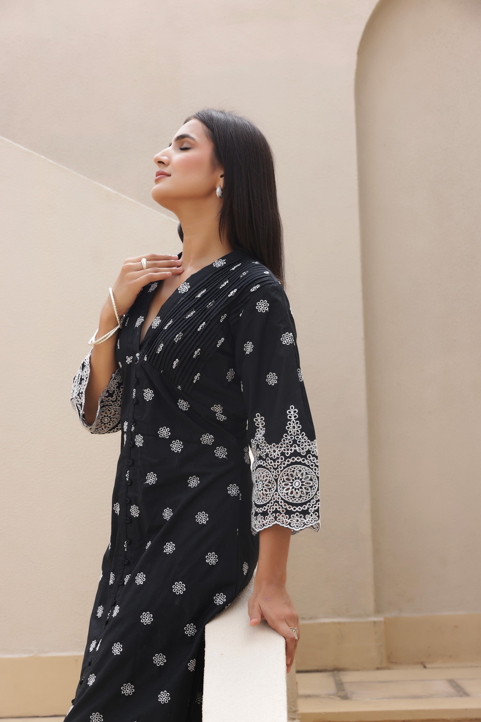 Hakoba Black Dress