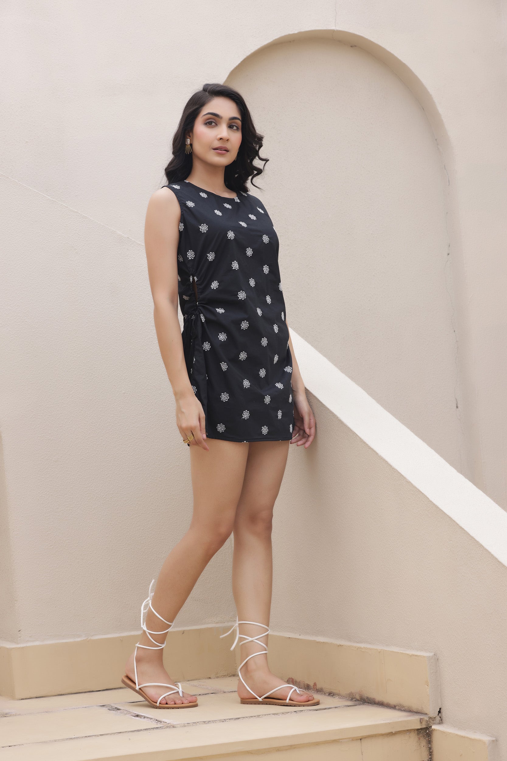 Black Shiffli Midnight Short Dress