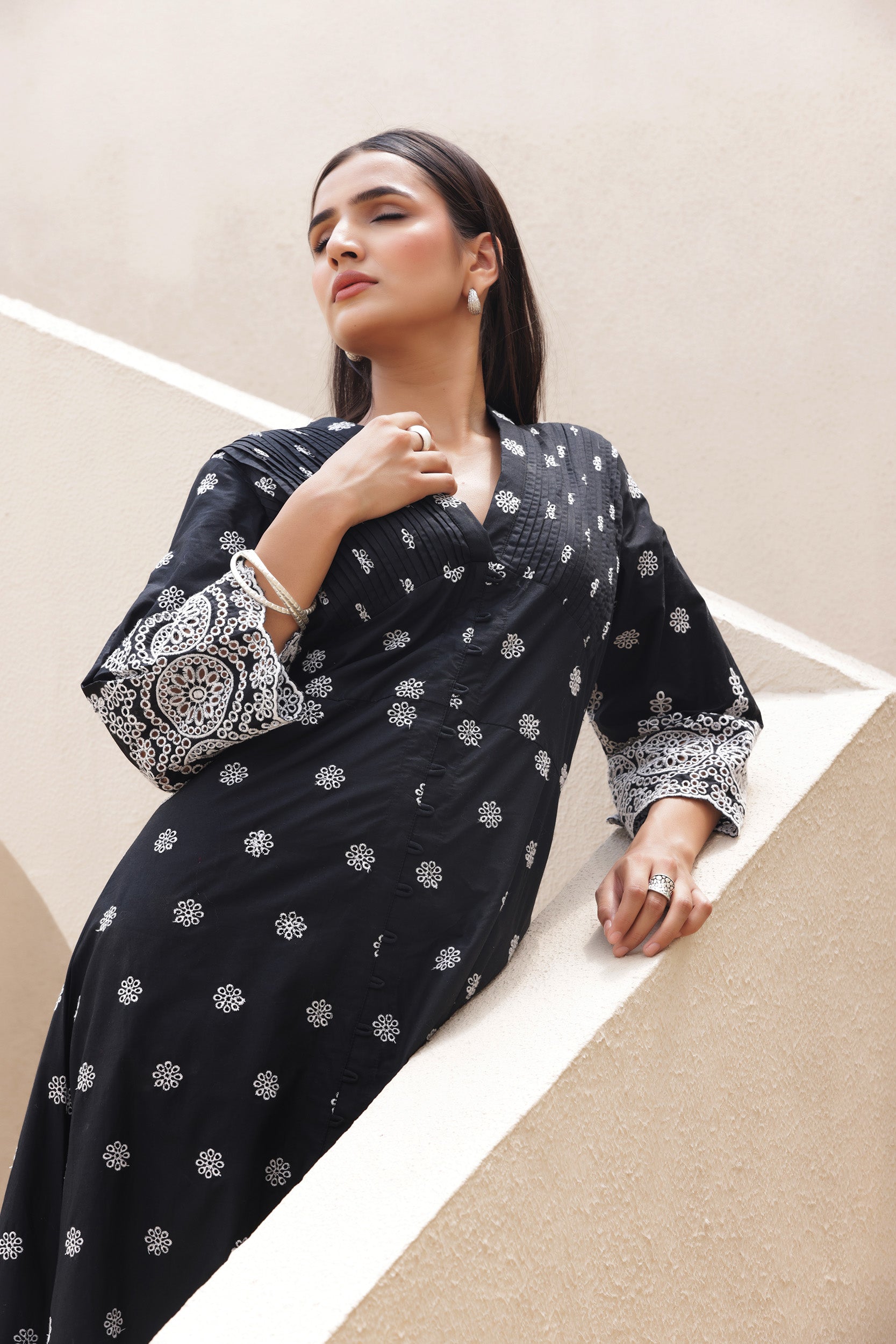 Hakoba Black Dress