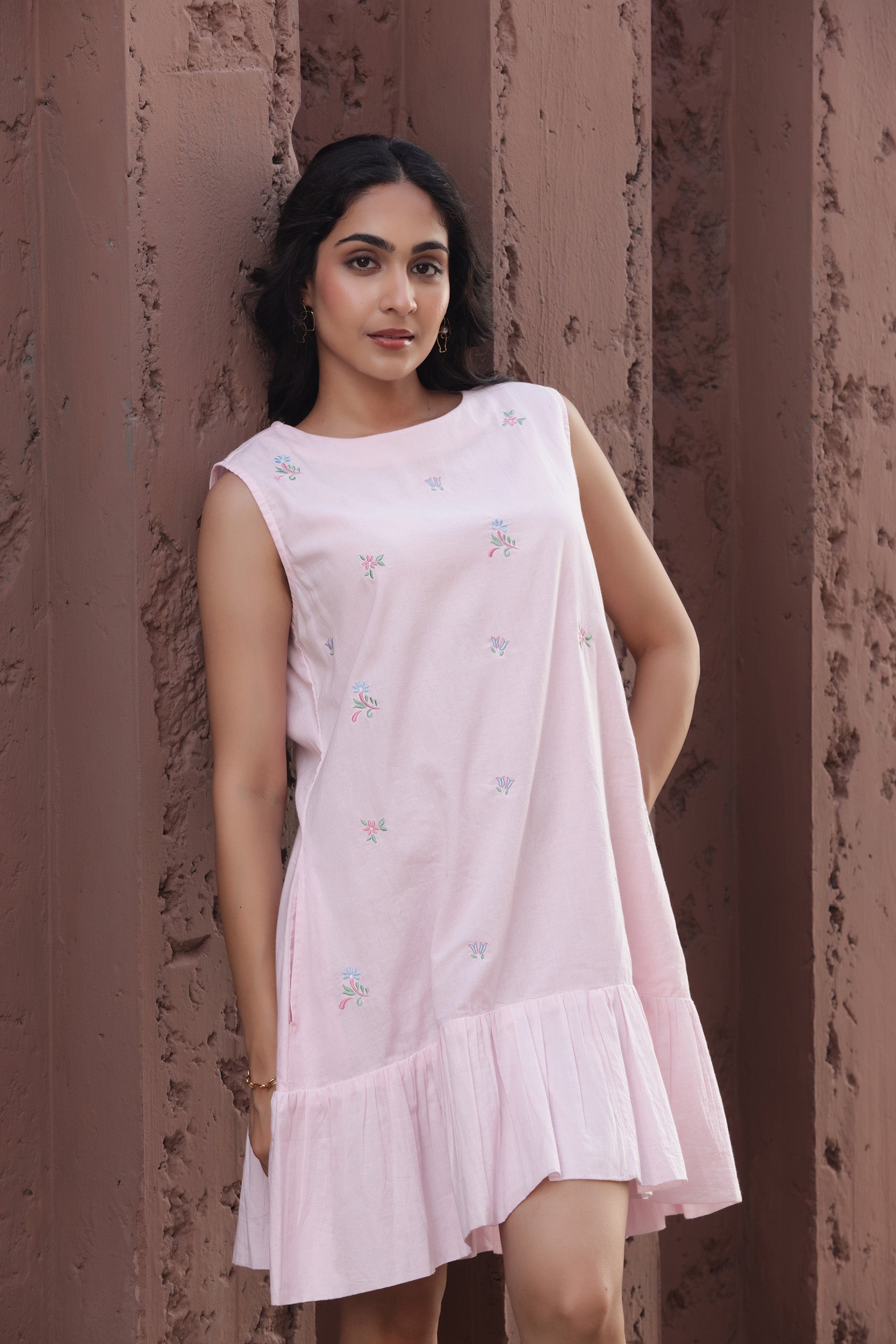 Little Pink Embroidery Dress