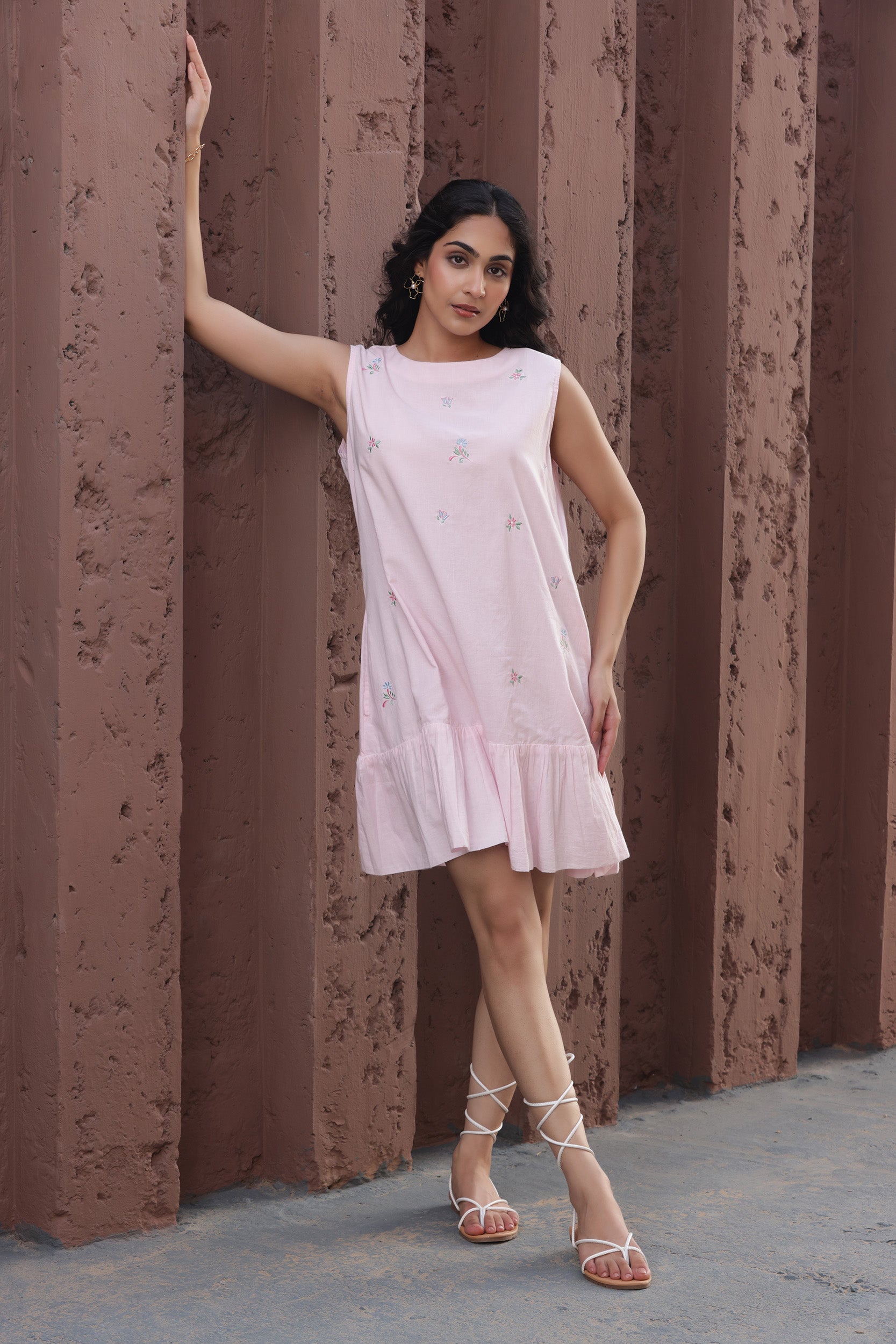 Little Pink Embroidery Dress