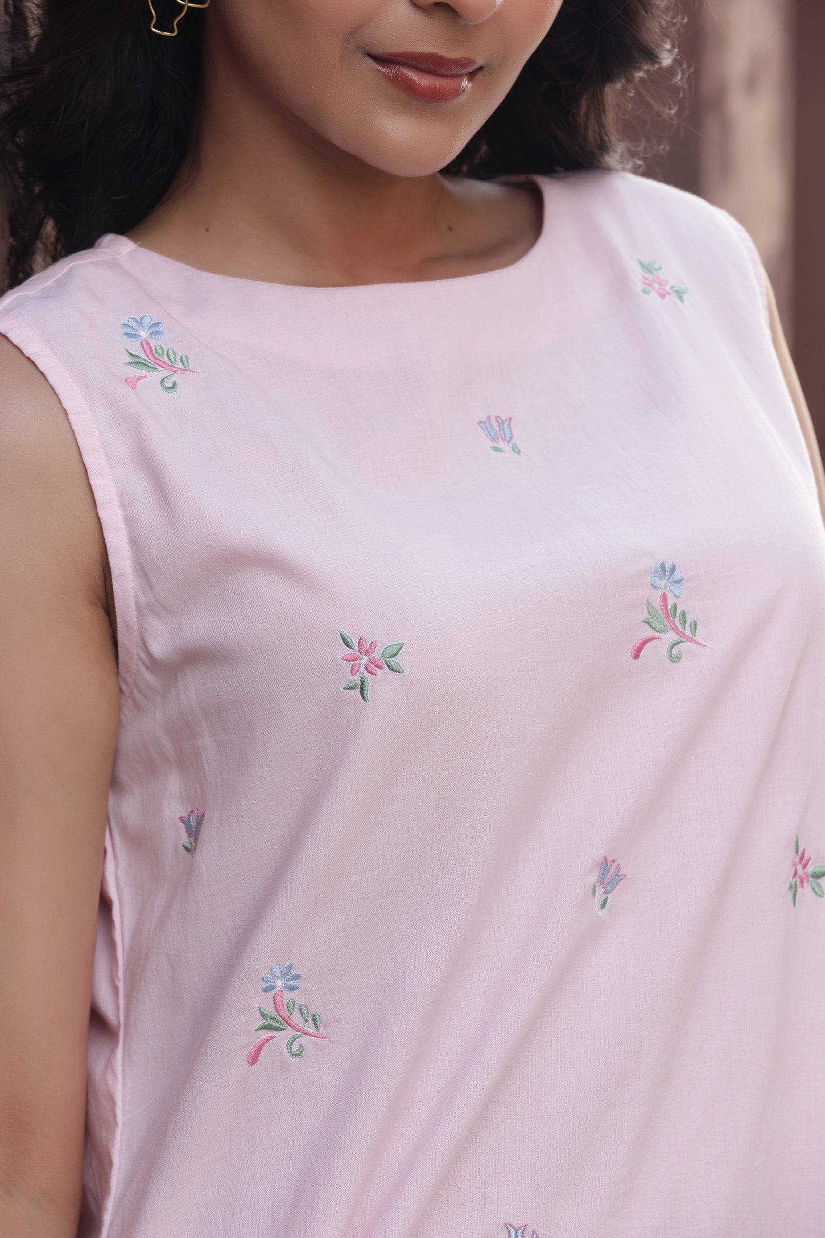 Little Pink Embroidery Dress