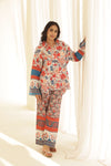Linen Sangaria Floral Co-ord Set