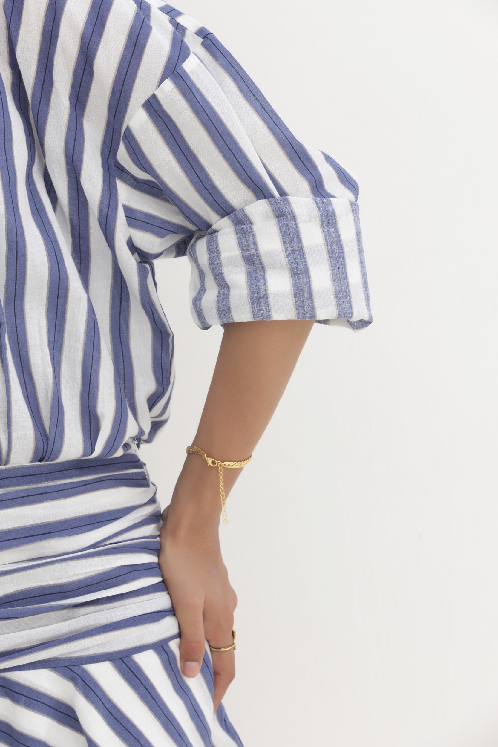 Cotton Mariniere Short Dress
