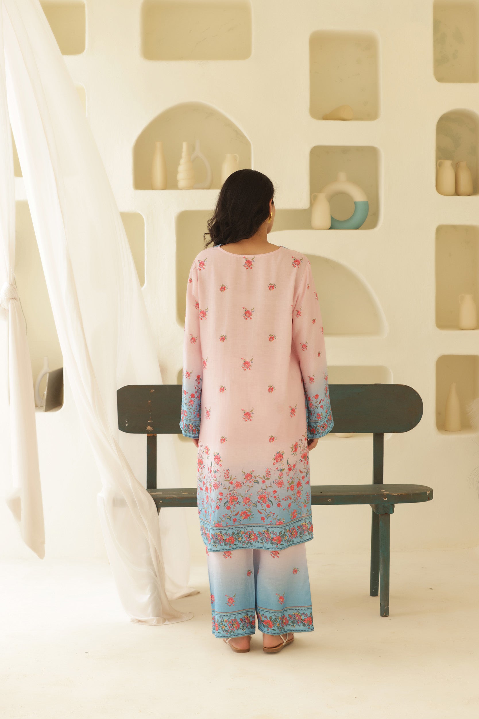 Linen Oceanic Co-ord Set