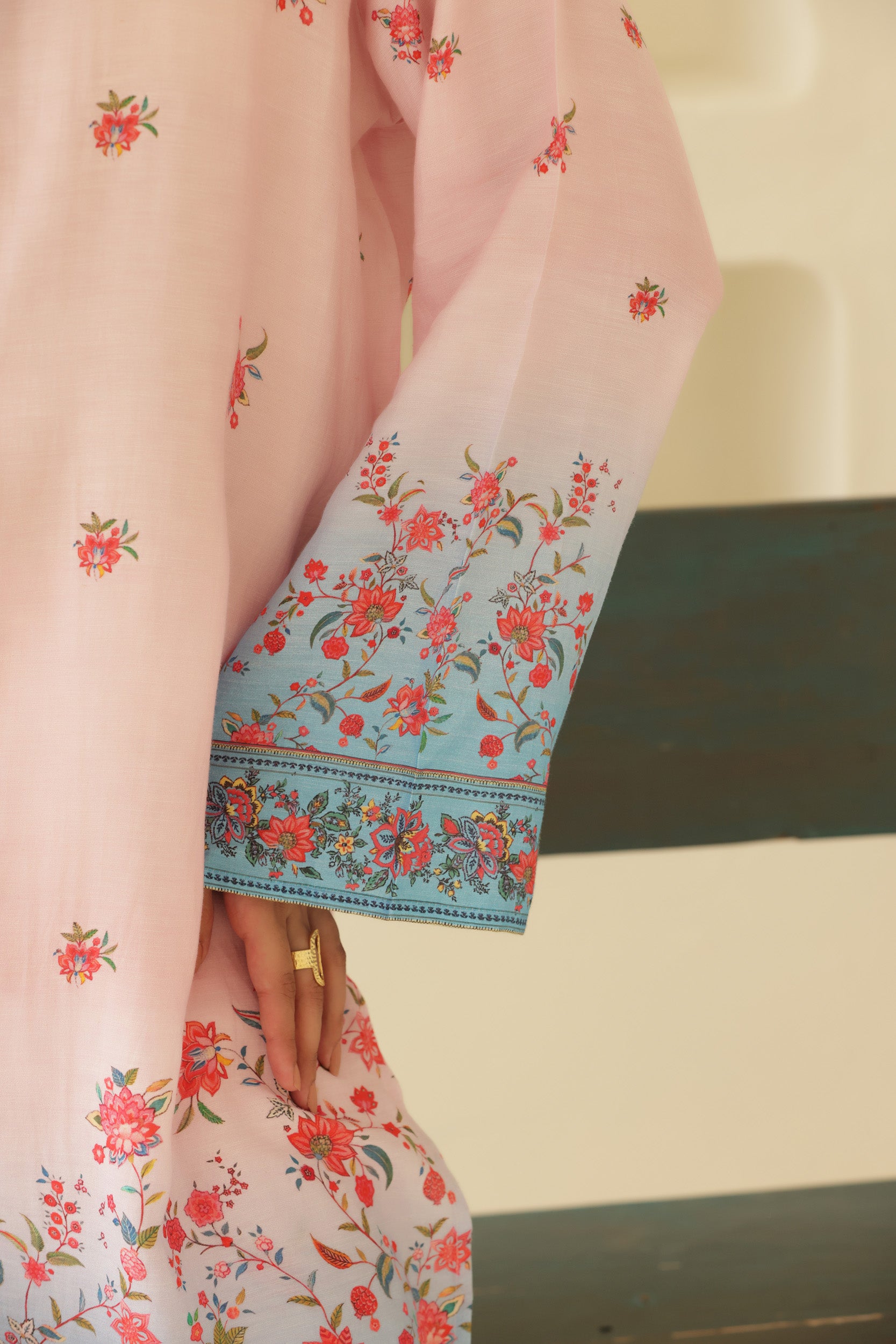 Linen Oceanic Co-ord Set