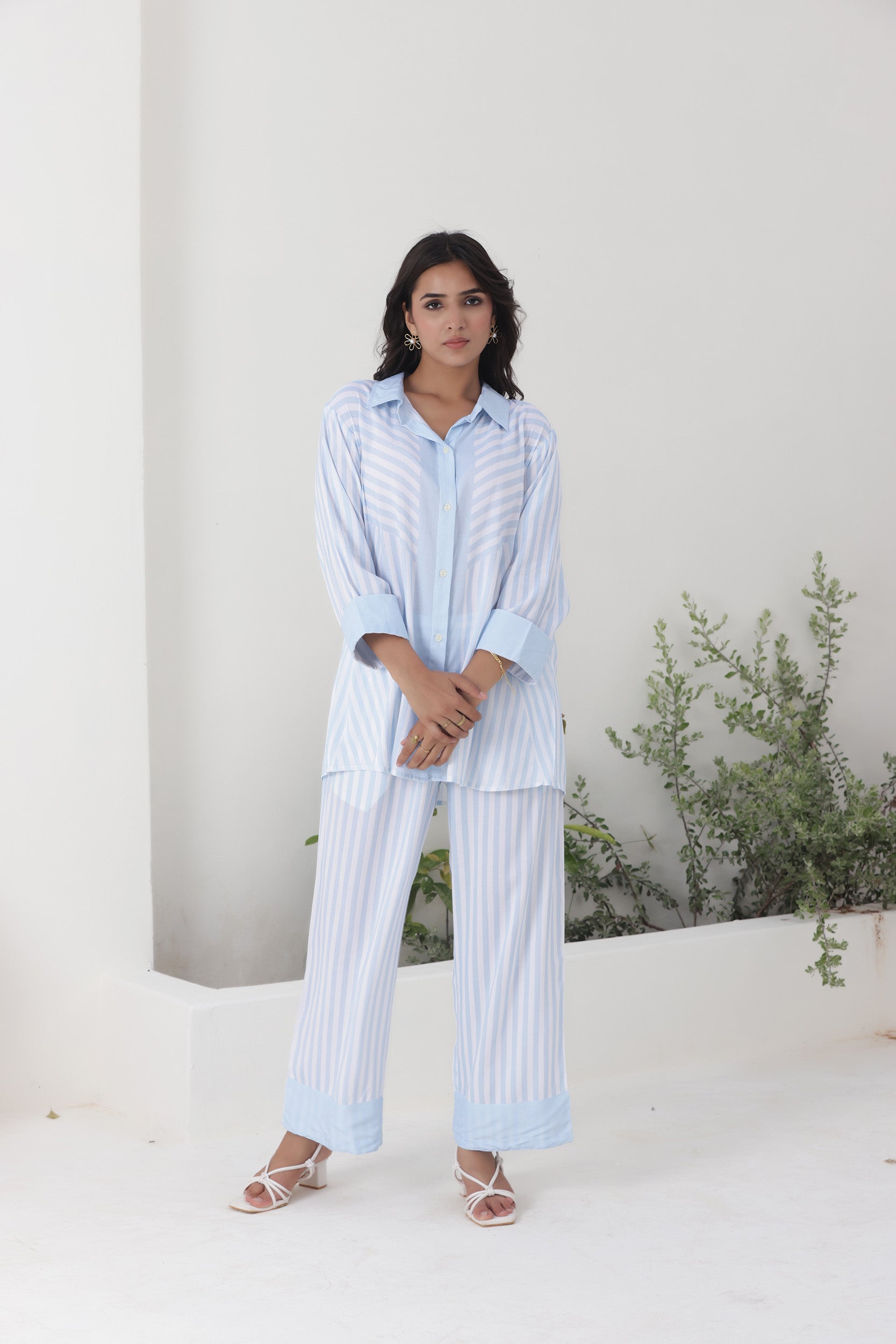 Rayon Thistle Co-ord Set
