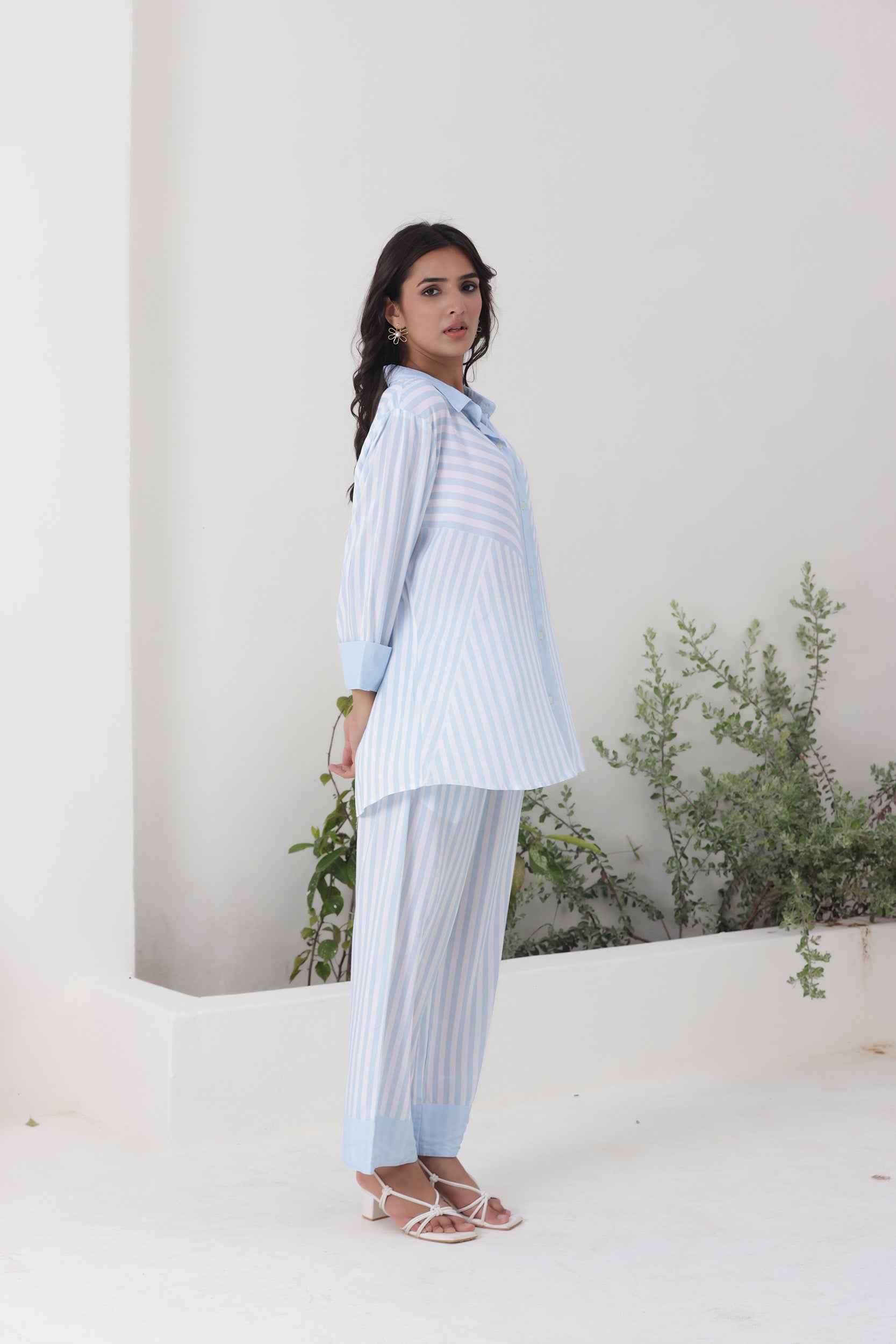 Rayon Thistle Co-ord Set