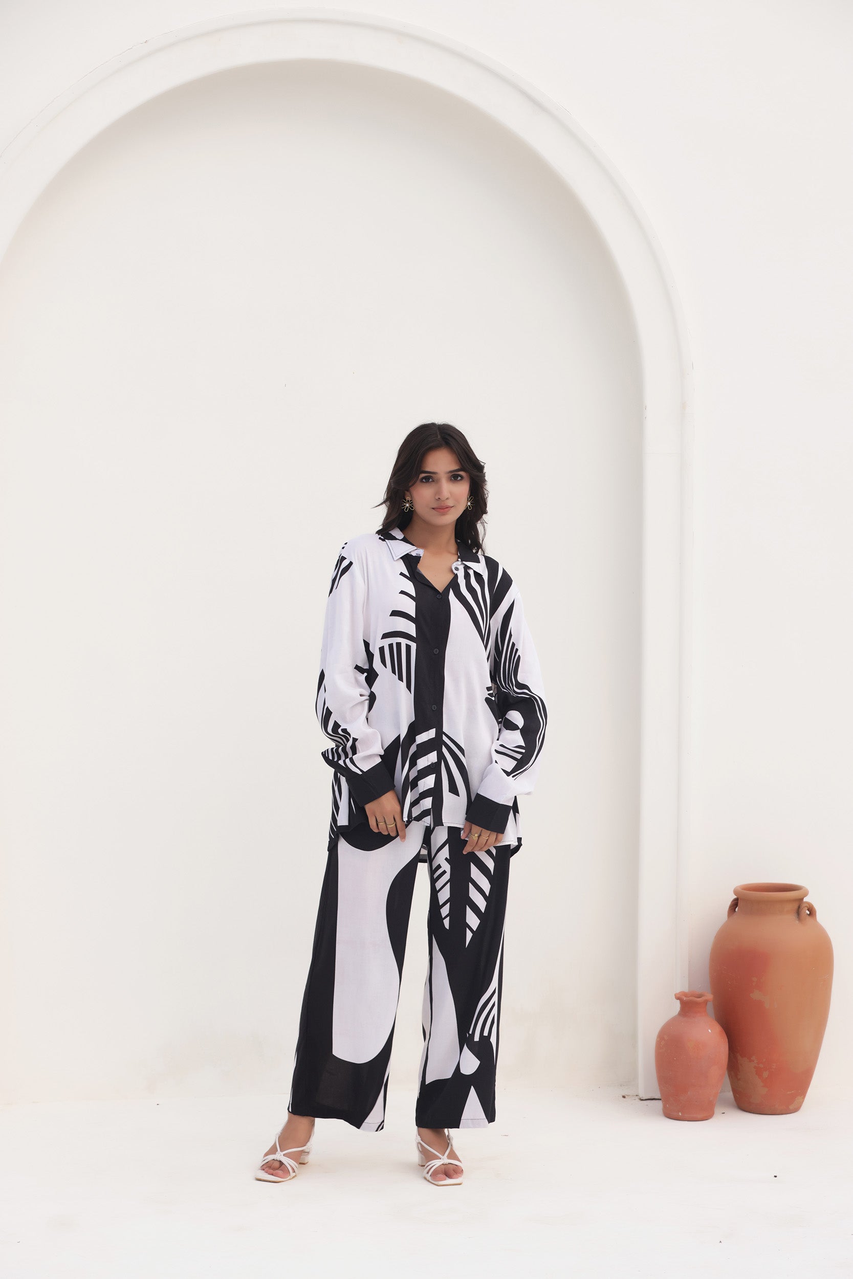 Rayon Zebra Co-ord Set
