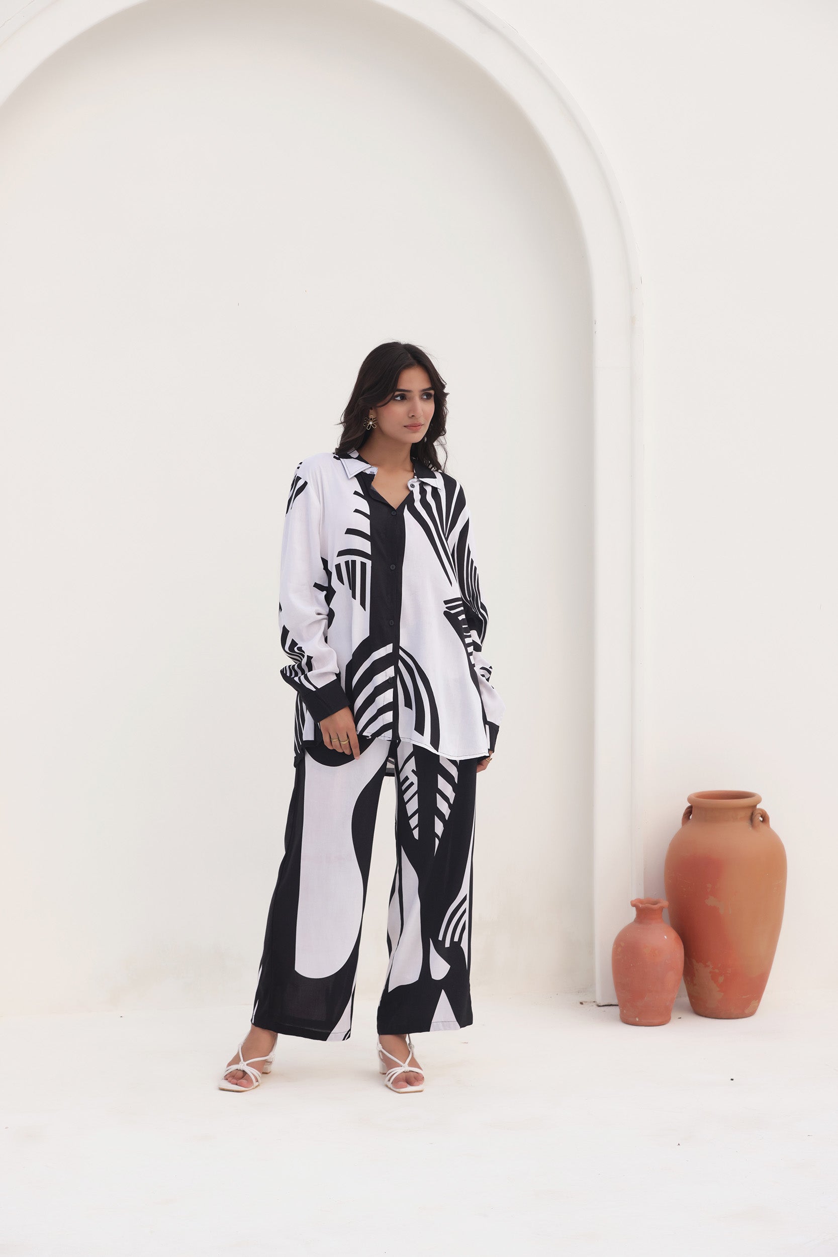 Rayon Zebra Co-ord Set