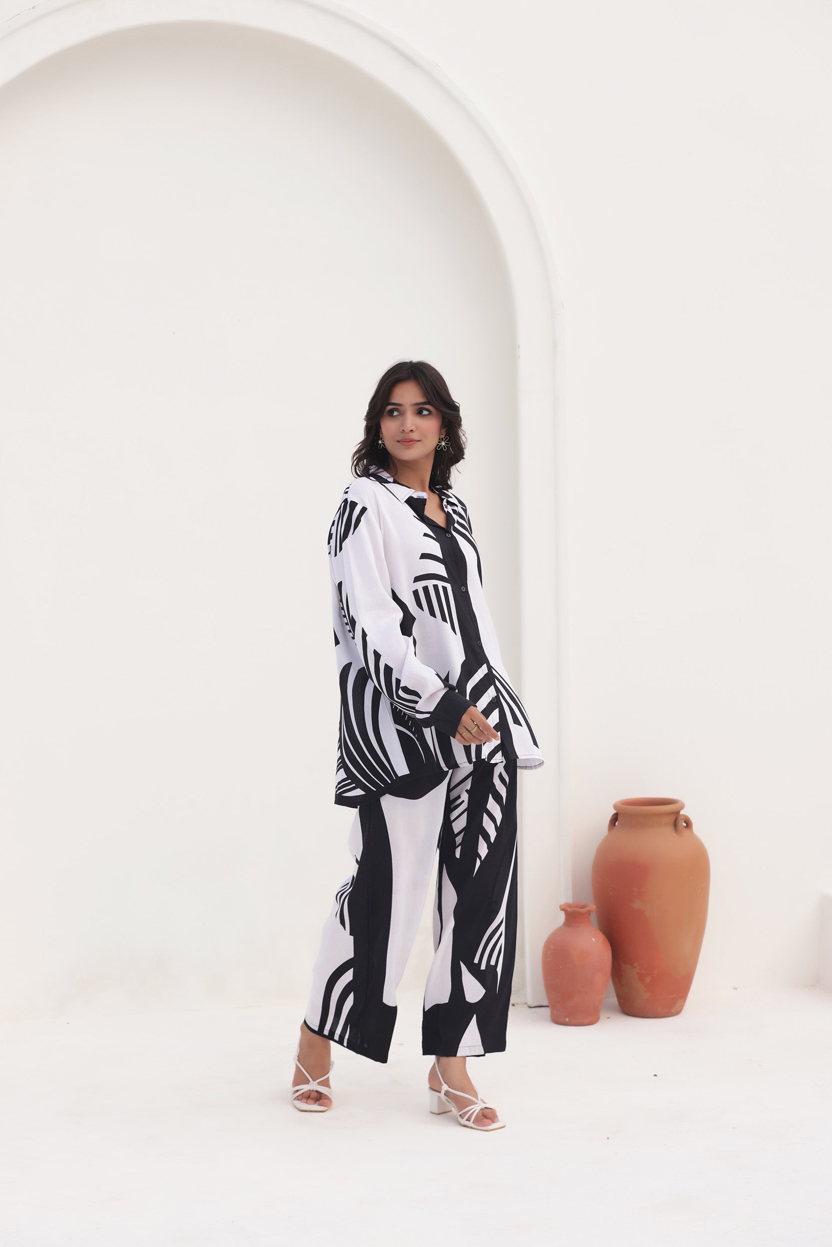 Rayon Zebra Co-ord Set