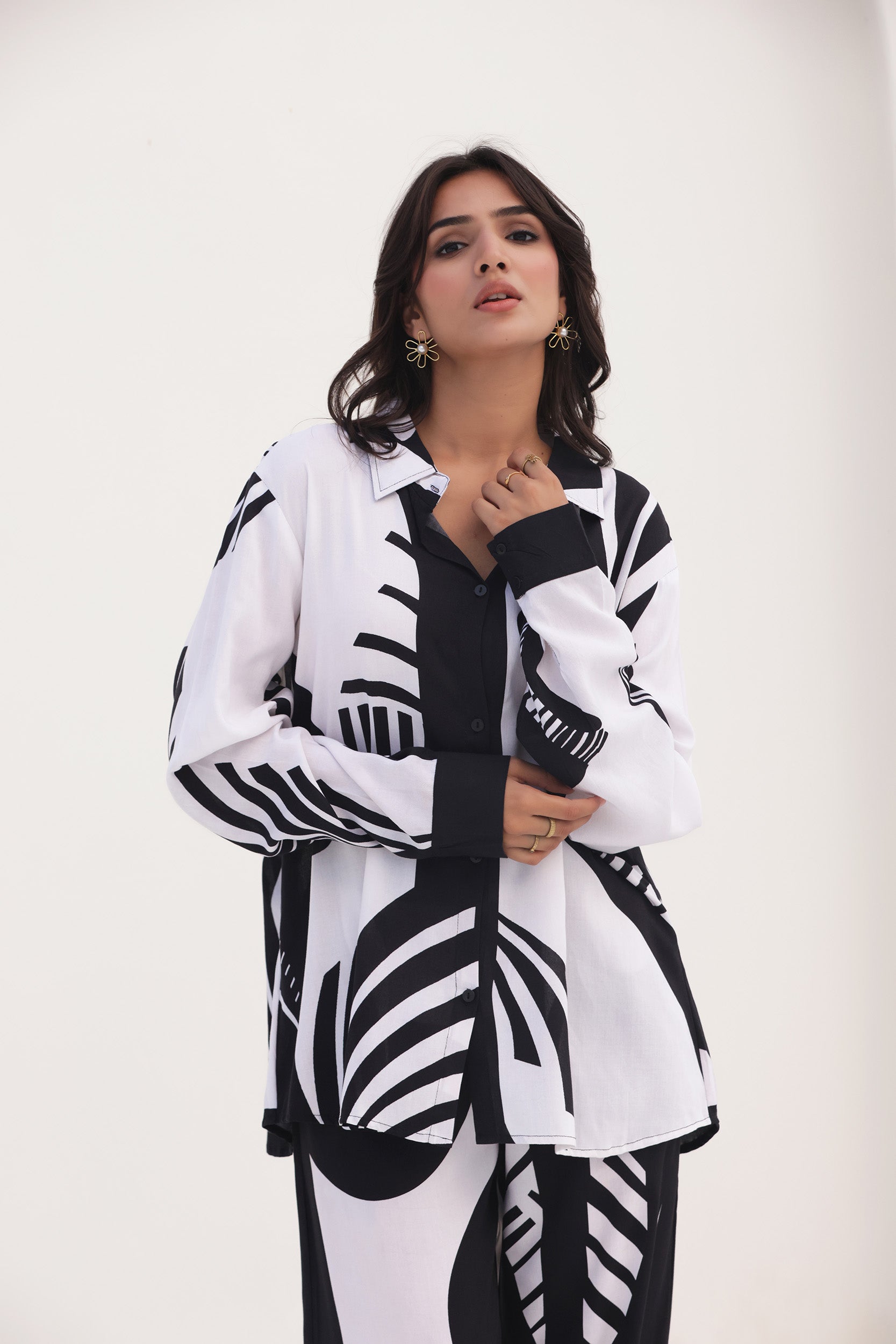 Rayon Zebra Co-ord Set