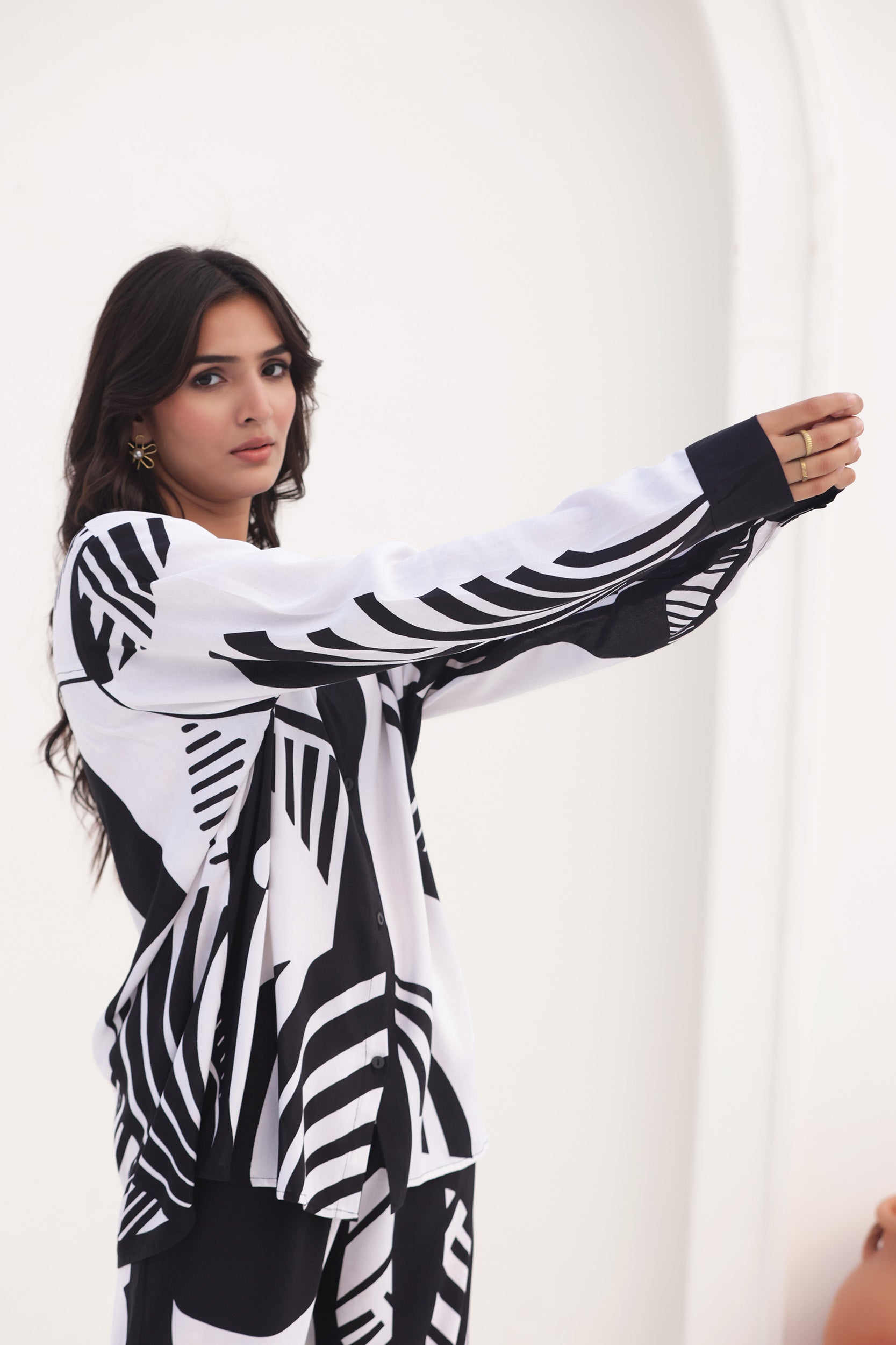 Rayon Zebra Co-ord Set
