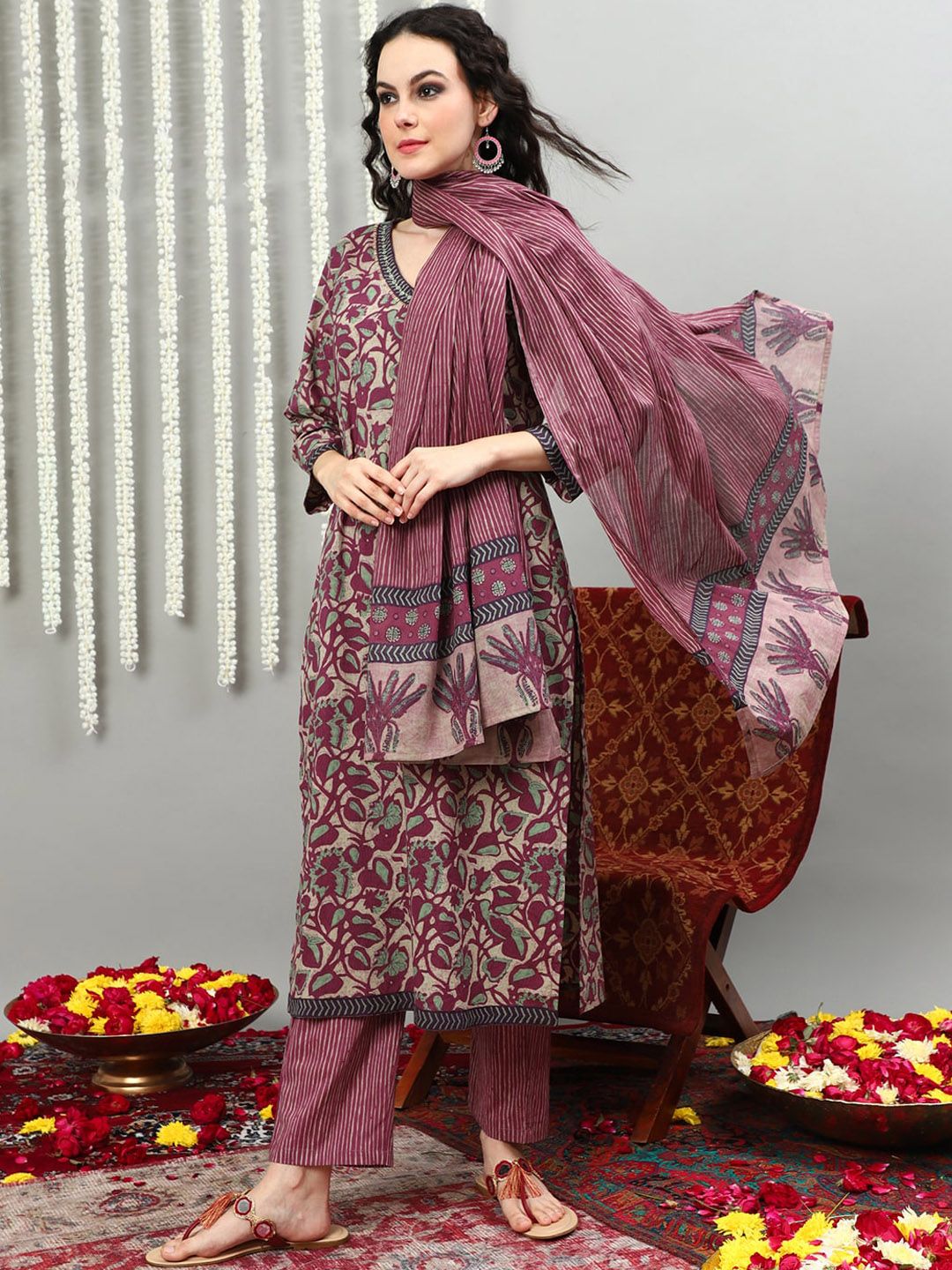 Women Cotton Kurta set